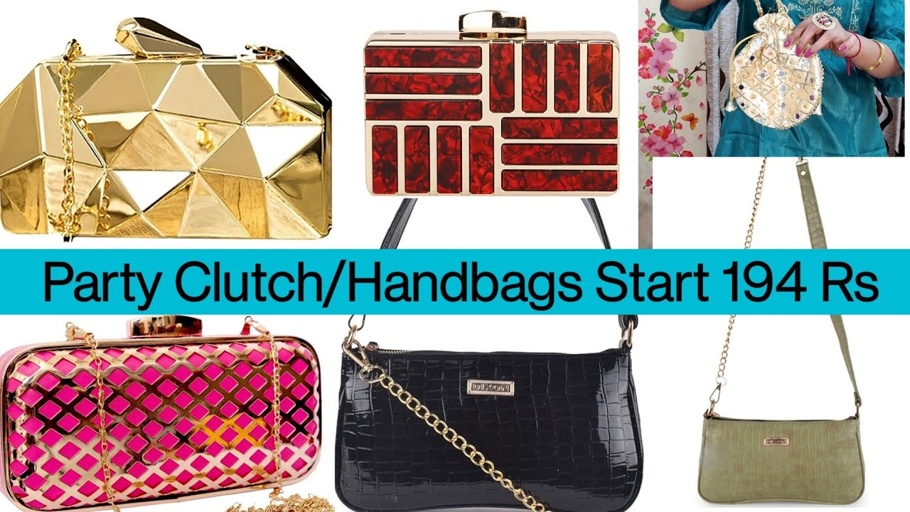 Amazon Partywear Clutch/Handbags Haul Under 700 ₹/
