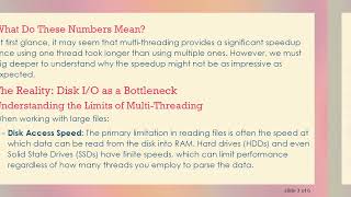 Celebrity Enhancing CSV Reading Efficiency in Julia with Multi-Threading Profile
