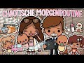 CHAOTIC FAMILY MORNING ROUTINE ☀️🍡🐇 | AESTHETIC STORY | TOCA BOCA STORY GERMAN