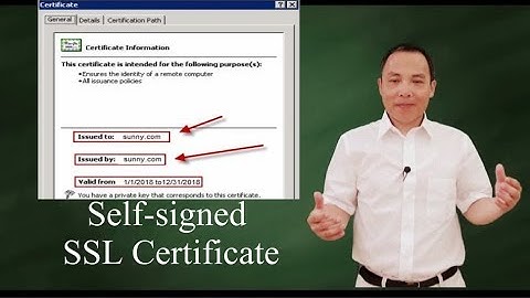 PKI: self-signed digital certificate?