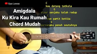 Kunci Gitar AMIGDALA - Ku Kira Kau Rumah Chord Gampang