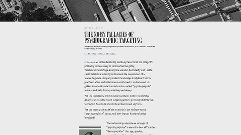 Manipulating Facebook Data Using Psychographic Targeting