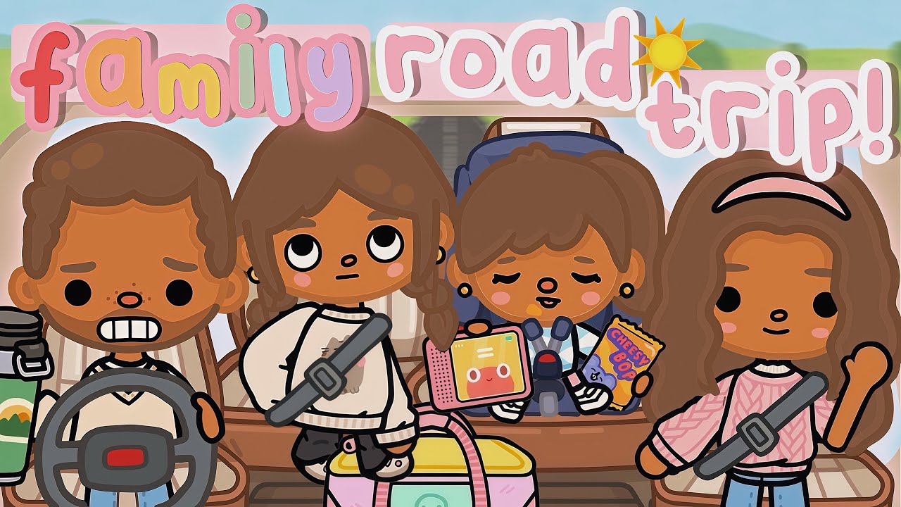 Семейное автомобильное путешествие 🚗 Ролевая игра в Тока-Бока