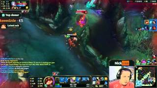 Nicktron Teemo Quadra kill