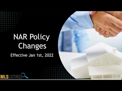 NAR Policy Changes - Effective January 1, 2022