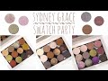 SYDNEY GRACE SINGLE EYESHADOW SWATCHES & 5 PALETTE IDEAS!