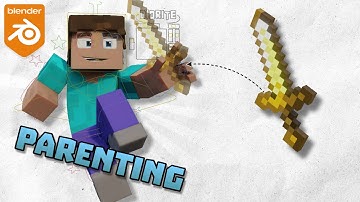 How to properly parent objects in Blender | Tutorial - DioriteTM