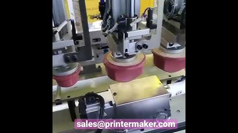 6 colors automatic ink cup pad printing machine (servo motor control)
