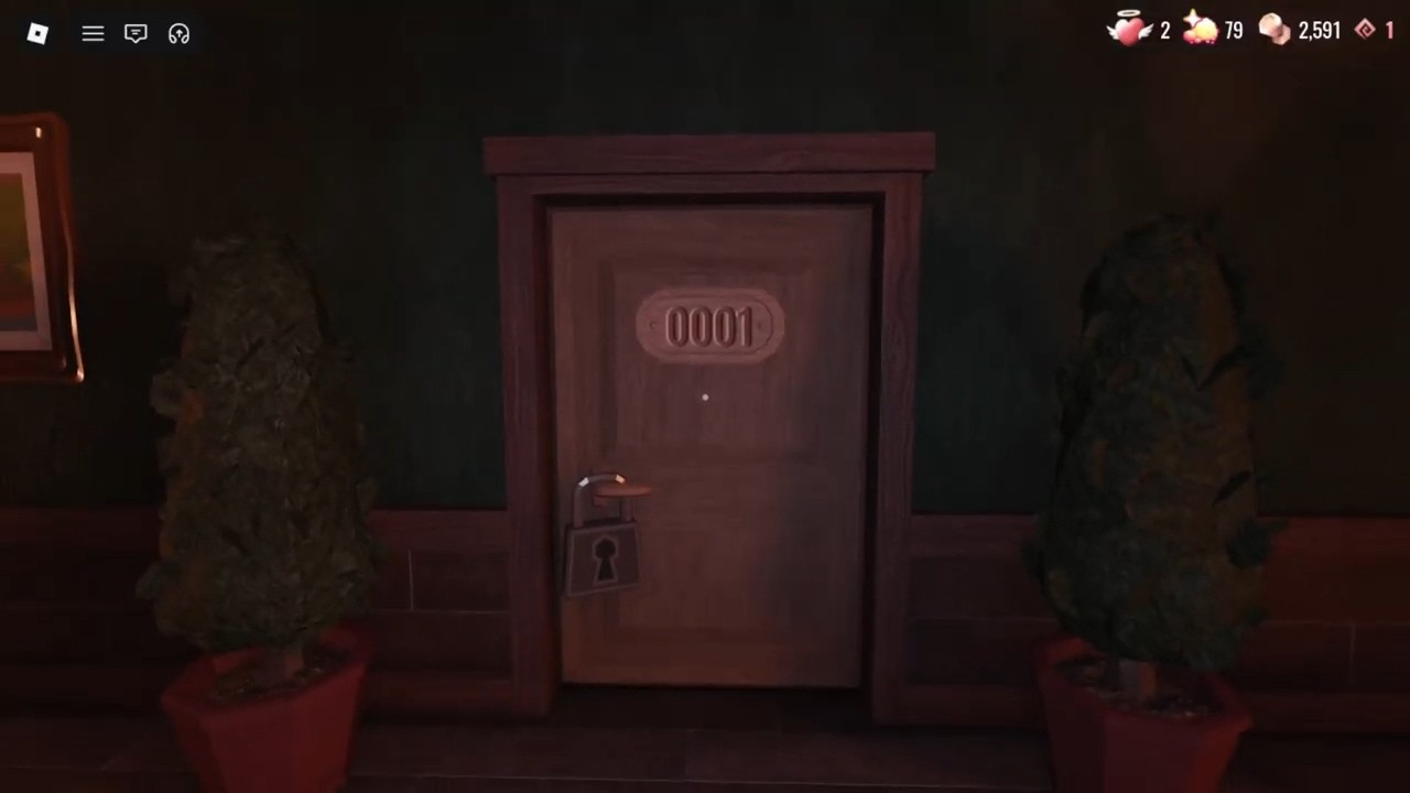 Roblox DOORS No Commentary - The Hotel - Locked And Loaded