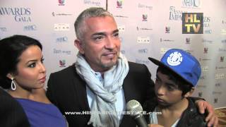 Cesar Milan with Yahaira and Son, Hispanic Lifestyle