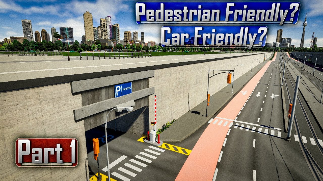 😎 The Car Friendly PEDESTRIAN Utopia =Part 1= |Cities Skylines 2| GamePlay Tutorial