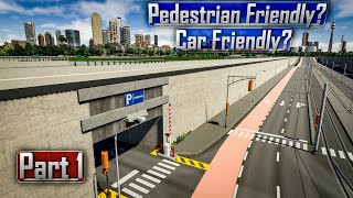 😎 The Car Friendly PEDESTRIAN Utopia =Part 1= |Cities Skylines 2| GamePlay Tutorial screenshot 4
