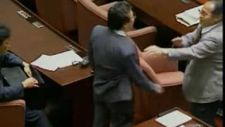 Taiwan Legislature Fight