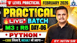 Famous O Level Practical | Python (M3:R5) | Feb 2026 Exam | Full Guide | DAY-06 Profile