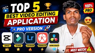 Top 5 Best Video Editing Apps 🔥 100% Pro Version 😱 Best Editing Application 2026