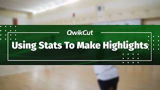 How to create a Highlight using Stats (QwikCut Volleyball)