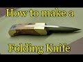 How to make a folding knife Template