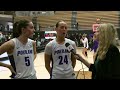 Portland Women's Basketball Maise Burnham & Emme Shearer Postgame Interview vs. Saint Mary's (66-58)
