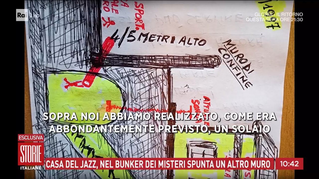 Casa del Jazz, nel bunker dei misteri spunta un altro muro - Storie italiane 03/03/2026