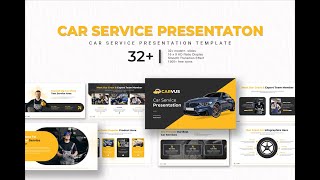 Car Service Presentation Template screenshot 4