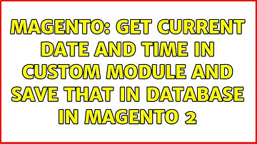 Magento: Get current date and time in custom module and save that in database in magento 2