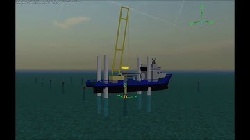 Dynamic lowering analysis of monopiles and J-tube cage