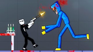 Spy Infiltrates Lab & Fights Huggy Wuggy - People Playground Gameplay