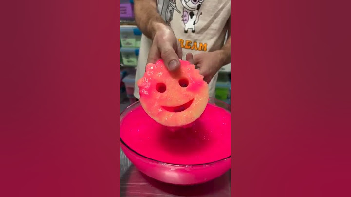 Can the Scrub Mommy Clean Up Slime???