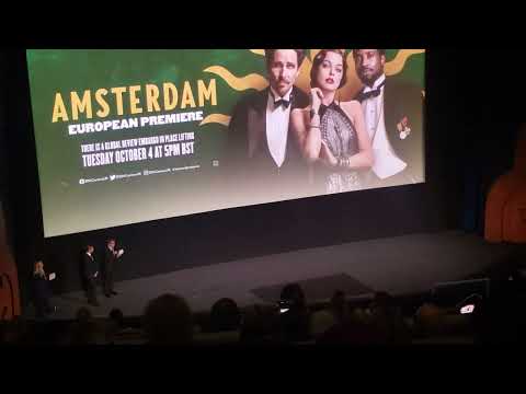 European premiere of, 'Amsterdam' - Margot Robbie, Christian Bale. Rami Malek & Andrea Riseborough !
