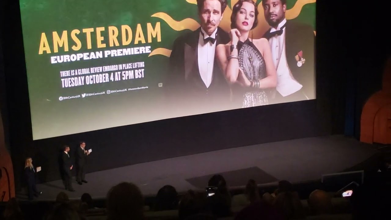 European premiere of, 'Amsterdam' - Margot Robbie, Christian Bale. Rami Malek & Andrea Riseborough !