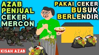 AZAB PENJUAL CEKER MERCON PAKAI CEKER BUSUK BERLENDIR DI TEMPAT SAMPAH | SINETRON AZAB