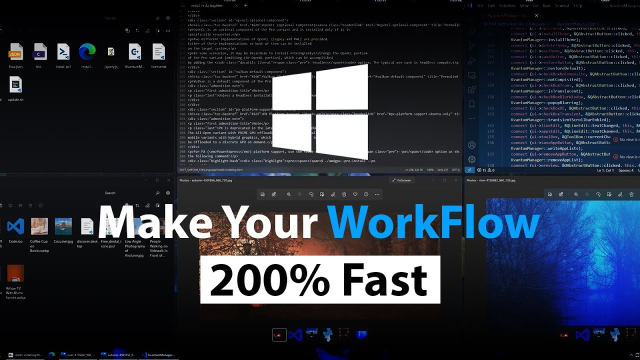 Windows 11 GridWM Grid Window Manager V1.0.12 Make Your WorkFlow