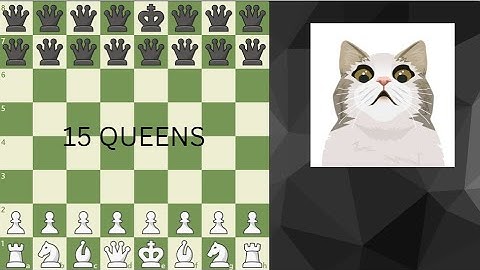 Scaredy cat but it has 15 queens