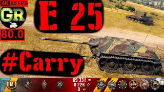World of Tanks E 25 WoT Replay - 8 Kills 4.1K DMG(Patch 1.4.0)