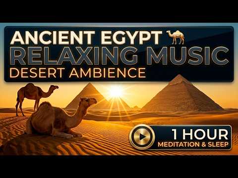 ✨️1 HOUR 4K | Relaxing Egyptian Music 🐪 Ancient Desert Temple Calm & Meditation | Música Egipcia