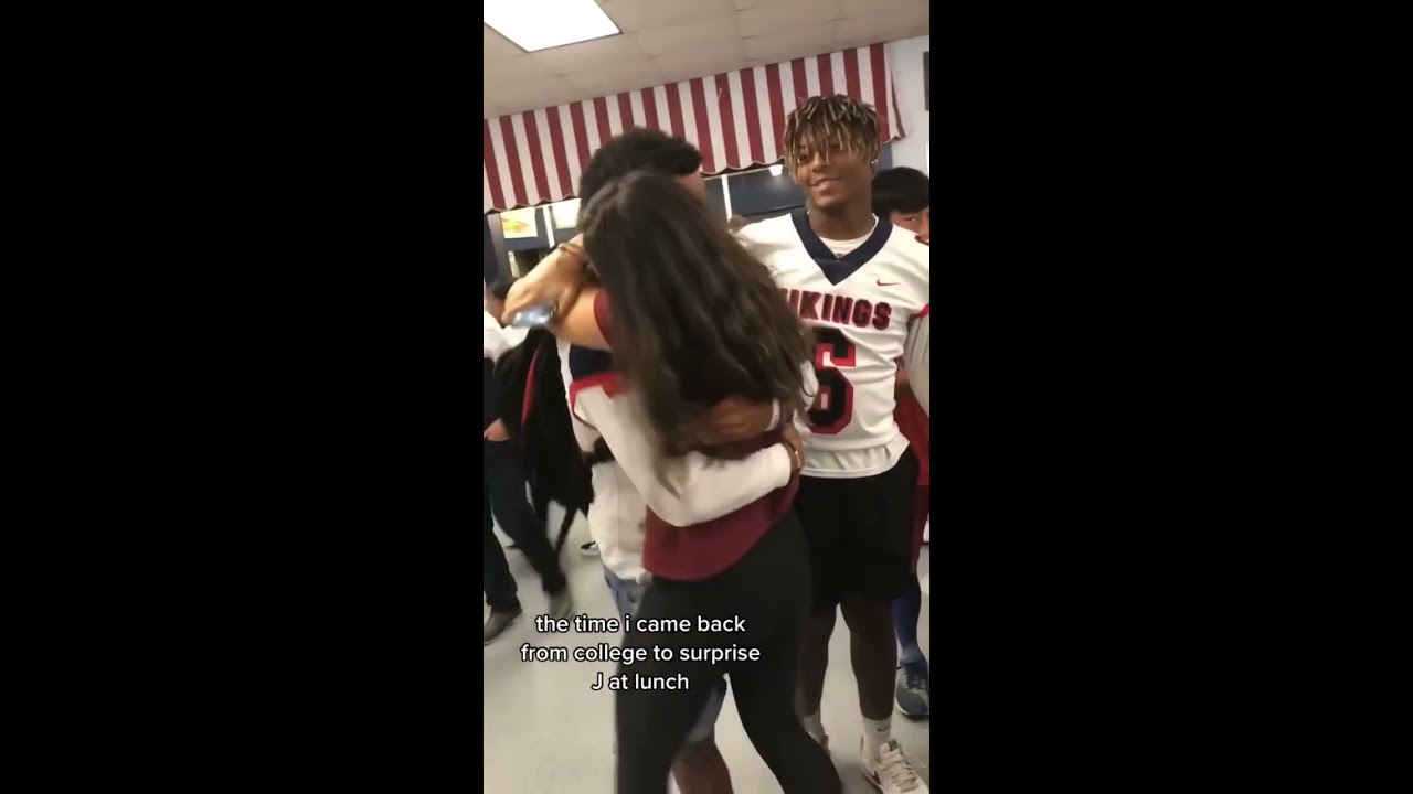She Was So Nervous To Surprise Her Boyfriend Shorts