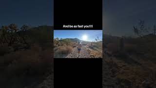 3 mile run in the desert foothills! #motivation #workout #running #fyp #run