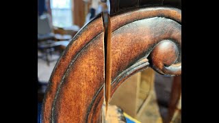 Professional Repair of Mahogany Coffee Table with wood leg broken completely!  By My Repair Kit LLC