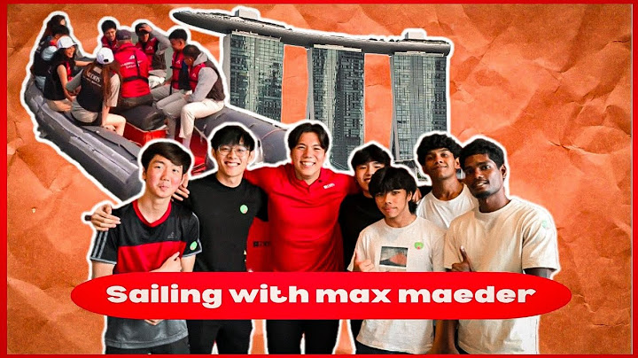 DBS sailing with singapore max maeder bronze medal champ #sailing #marinabay