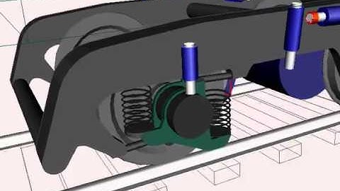 Dynamics of Locomotive Suspension  Universal Mechanism Demo