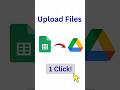 How to Upload Files From Google sheets to Google Drive #shorts