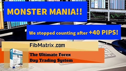 Monster Mania! +40 Pips! FibMatrix VTA Fully Automated Forex Trading Software Performance Results