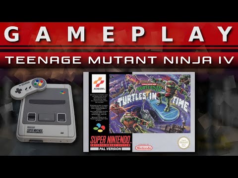 Video Gameplay : Teenage Mutant Ninja Turtles IV [SNES]