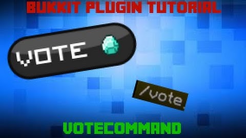Simple Voting, VoteCommand! | Plugin Tutorial