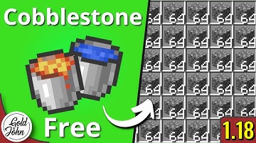 STONE GENERATOR 1.18 - Easy Minecraft Tutorial