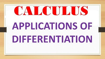 Applications Of Differentiation | Geometrical applications | Applications of derivatives in Calculus