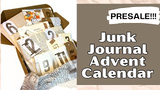 Junk Journal Advent Kit - New Product Reveal #junkjournaling