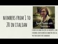 Learn Italian  numbers from 1 to 20  Lesson 2 – Beginner