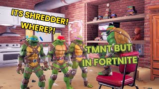 Recreating TMNT Scenes but in Fortnite: “It’s Shredder! WHERE?!” 🐸🐢