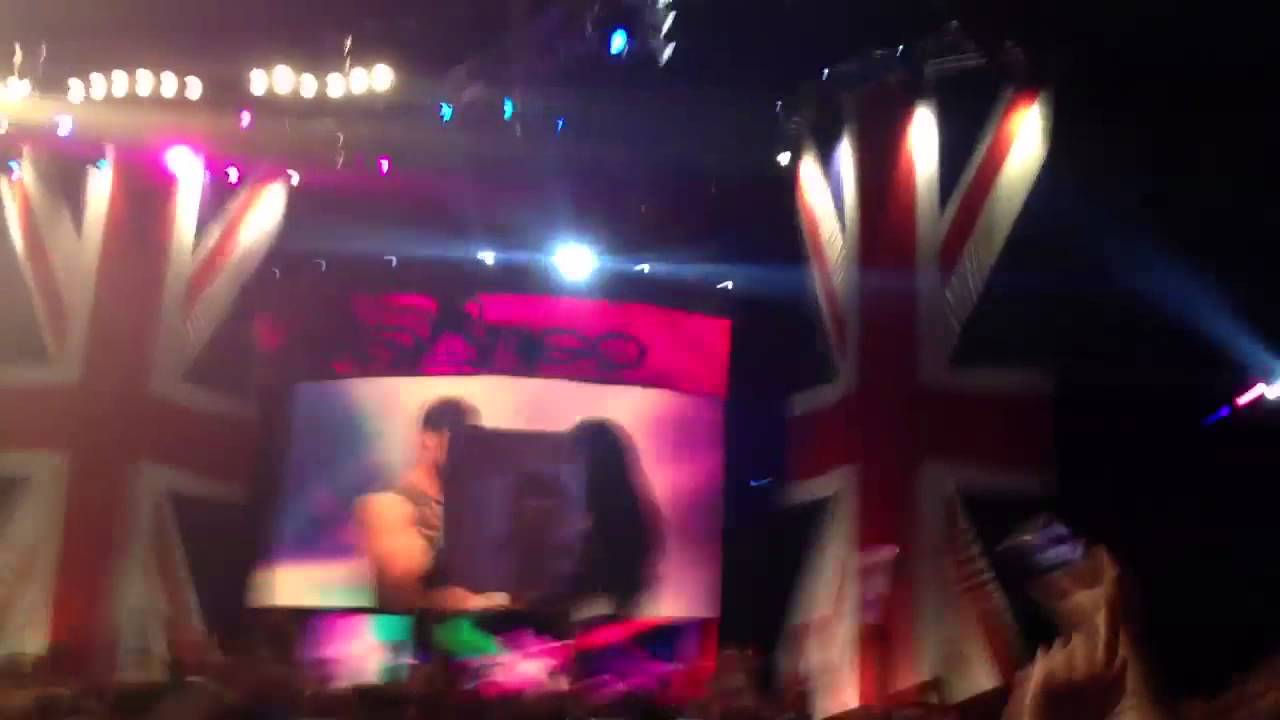Fandango interupts Jericho vs Ziggler WWE RAW LONDON